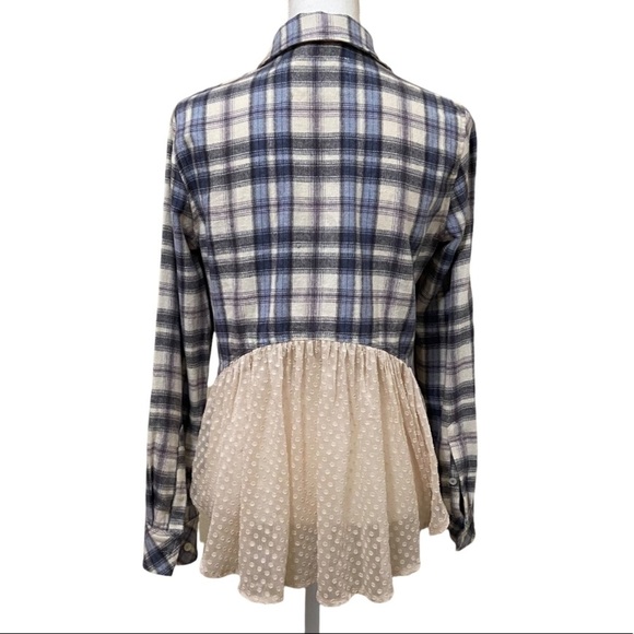 Anthropologie Holding Horses | Willow Ridge Button Down Flannel - Picture 2 of 8